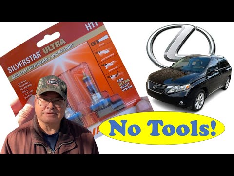 Lexus RX350 Headlight Bulb Replacement 2010-2015