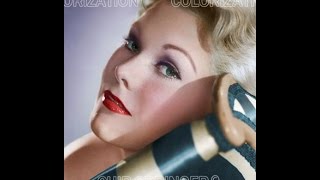 Famous Stars of Yesterday. Black and White Photos to Color Kim Novak Collection
