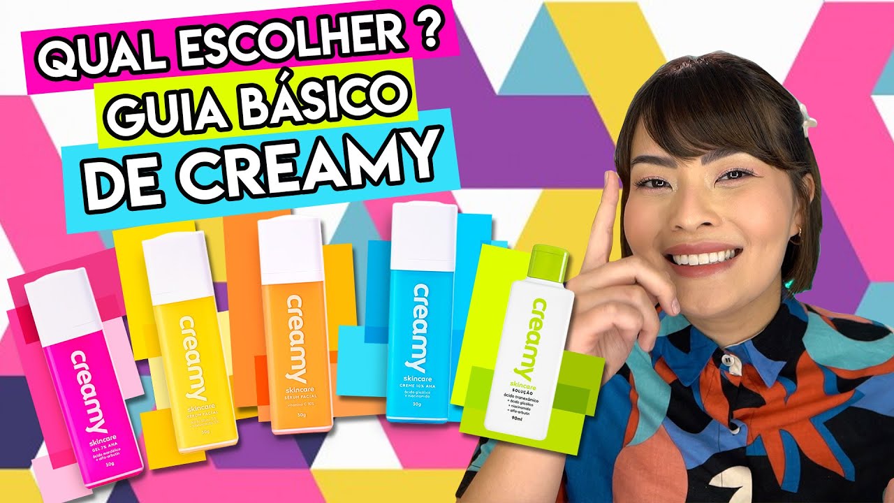 RESENHANDO TODOS OS PRODUTOS DE CREAMY🎉✨ Skincare