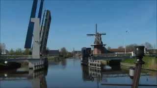 preview picture of video 'Von Dokkum nach Leeuwarden mit dem Hausboot'