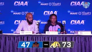 2020 CIAA Women’s Basketball Post Game Press Conference -Day 1 (Shaw)