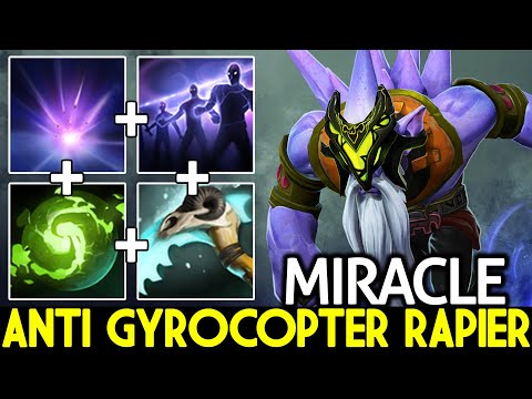 MIRACLE [Dark Seer] Powerful 2x Wall ANTI Gyrocopter Rapier Dota 2