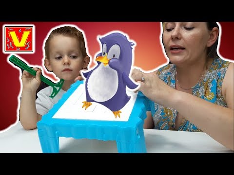 SALVA IL PINGUINO - gioco da tavolo divertente e glaciale! Mettiamo in salvo il piccolo Martino!