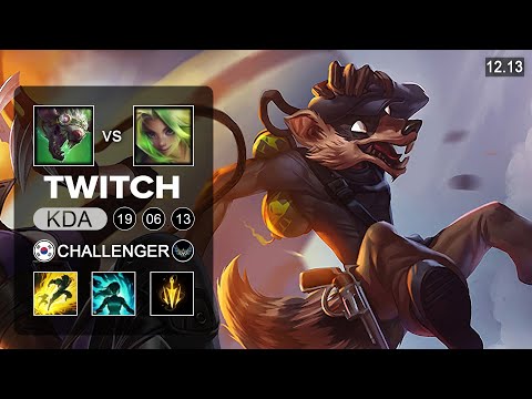 Teddy Twitch vs Zeri ADC - KR Challenger - Patch 12.13 Season 12