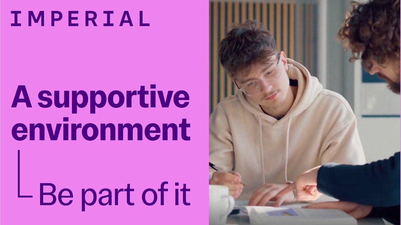 A supportive environment | Be part of it