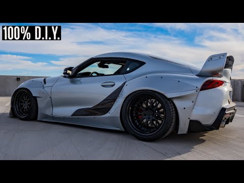 Building a Widebody MKV Supra In 10 minutes!