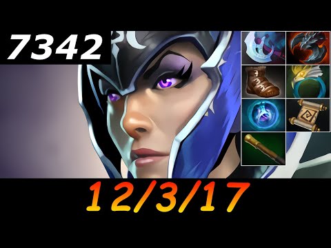 Dota 2 Luna 7342 MMR 12/3/17 (Kills/Deaths/Assists) Ranked Full Gameplay