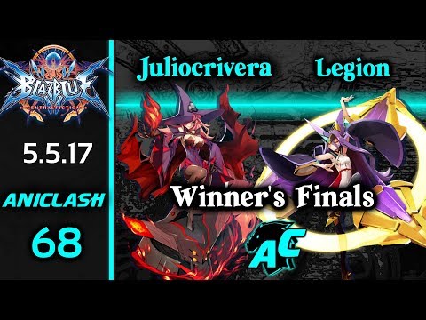 AniClash 68 - Juliocrivera (Nine) vs Legion (Izanami) Winner's Finals Blazblue CF