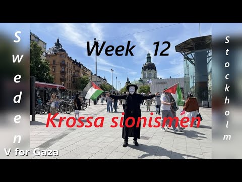 Crush Zionism ,Long live Palestine -Leve Palestina och krossa Sionismen Odenplan Stockholm-Sweden