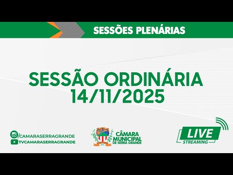 Sessão Ordinária 14/11/2025