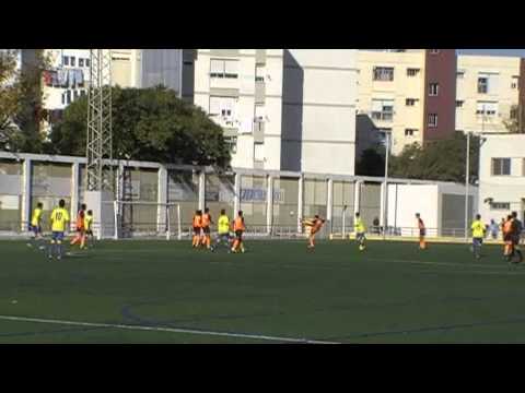 ALSACA2013 A.D.J. Domingo Savio - Cádiz C.F. "B" 1er Tiempo Jornada 13 Temporada 2013-14