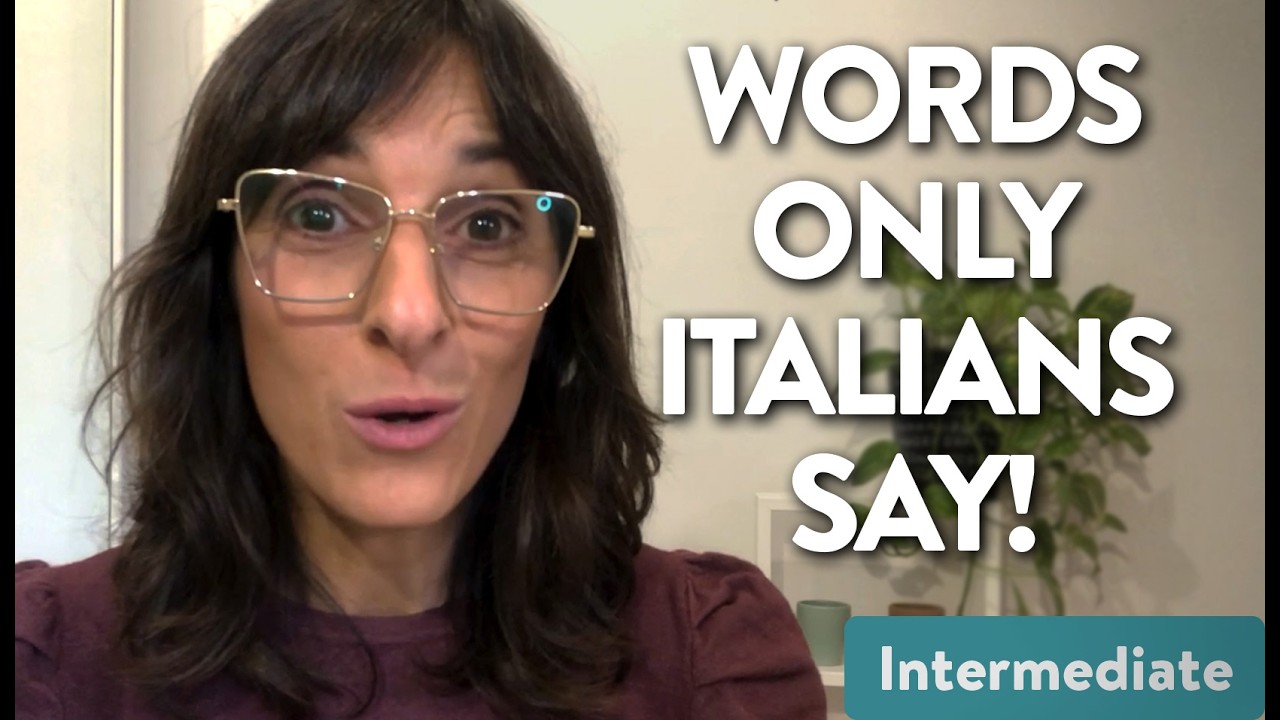 6 small words that only Italians use