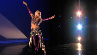 Belly Dance How to: Arm Patterns for Hip Circle Move - Belly Dancing - with Neon
