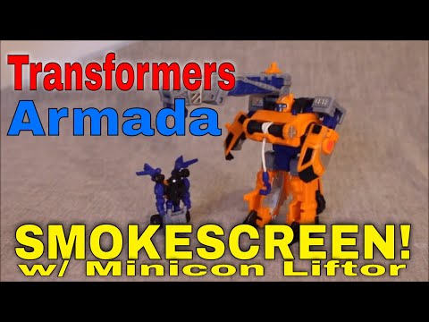 Transformers Armada Smokescreen with Liftor - GotBot True Review NUMBER 723