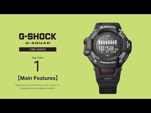 Casio G-Shock GBD-H2000-1ADR G-Squad Tough Solar Black Digital Dial Black Resin Band-2