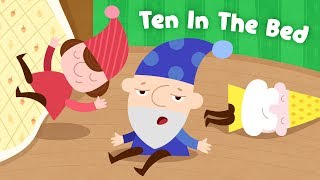 Ten in the Bed Song - Nursery Rhymes for Kids | Number Song for Children | Kids Academy