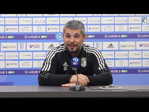 Conférence de presse Romain Revelli et Loïc Kouagba avant USL Dunkerque - SM Caen (J13)