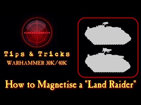 How To Magnetise a Land Raider, Crusader, & Redeemer Warhammer 40K