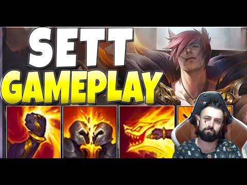 TESTANDO SETT THE BOSS NO PBE NOVO CHAMP TA INSANO!