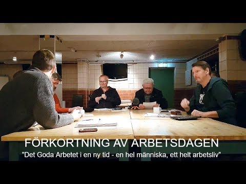 2019-01-15 FÖRKORTNING AV ARBETSDAGEN