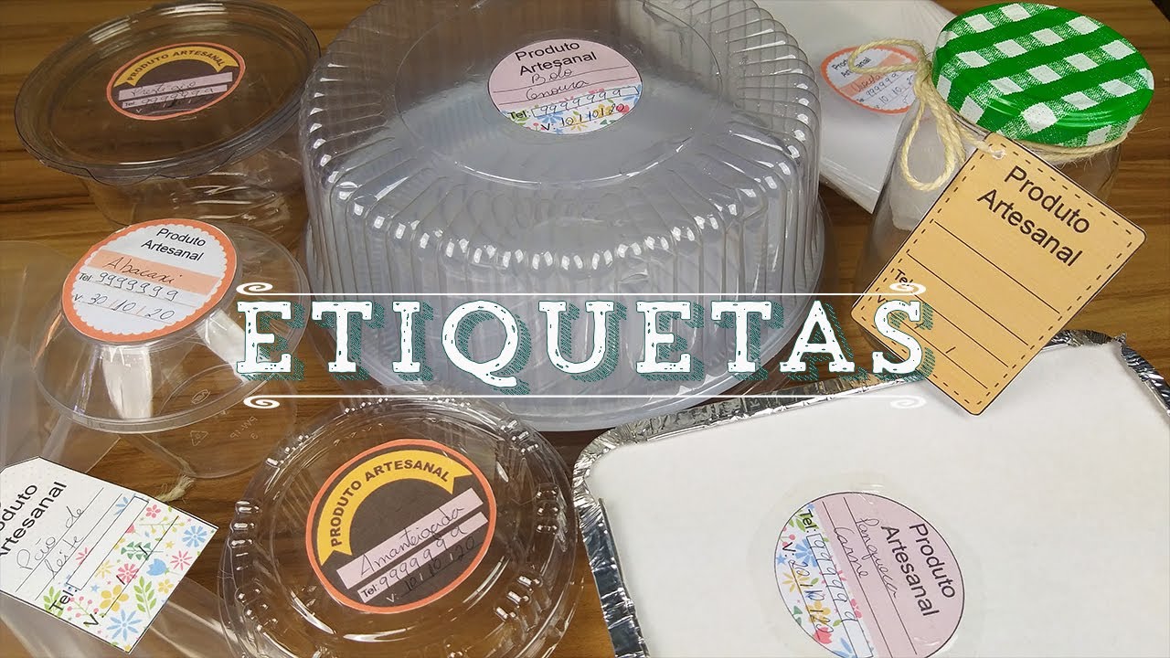 ETIQUETAS ARTESANAIS - Vários modelos p/ você VALORIZAR seus PRODUTOS