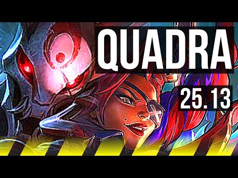 KALISTA & Braum vs SAMIRA & Poppy (ADC) | Quadra, 45k DMG, Legendary | KR Diamond | 25.13
