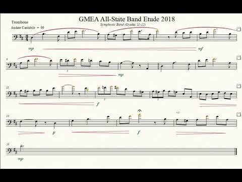 GMEA All State Band Etude 2018