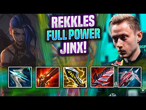 REKKLES MAXIMUM POWER WITH JINX! - KC Rekkles Plays Jinx ADC vs Jhin! | Season 2022