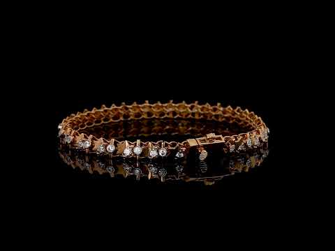 Diamond Star & Link Bracelet - Model FLBR-0399
