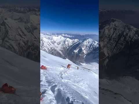 Summit of Mount Annapurna (8091m)📹 @chong_bi_sherpa #everest #viralvideo #annapurna #mounteverest