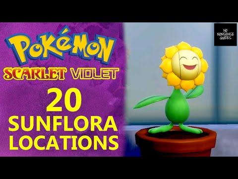 20 Sunflora Locations in Artazon - Pokemon Scarlet Violet - How to Get Special Prize