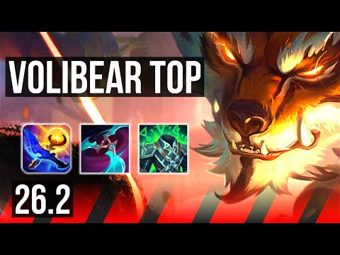 VOLIBEAR vs JAX (TOP) | 41K damage, Good KDA: 12/3/13 | EUW Master | 26.2