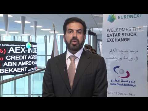 CEO of QSE rings the closing bell for the Euronext Paris Markets