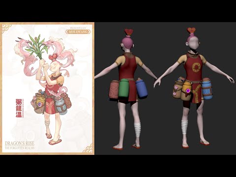 PART 1 | GAME CHARACTER | BLOCKOUT | ZBRUSH