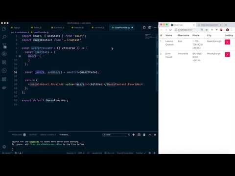 Eliminar Usuarios - Reemplazar Redux con Context API Hooks - Parte 4
