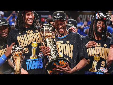 Oklahoma City Thunder Larry O’Brien NBA Championship Trophy Presentation 🏆