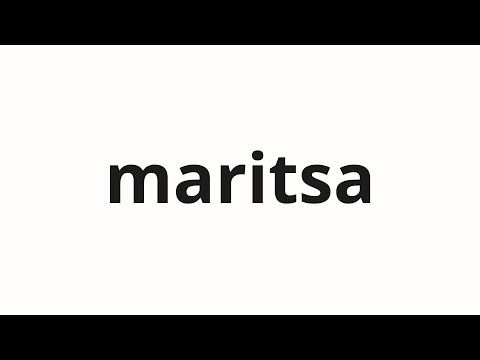 How to pronounce maritsa | 마릿사 (Marisa in Korean)
