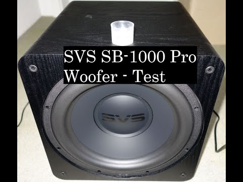 SVS SB-1000 Pro - Woofer Test – Die Wanderschaft eines Messbechers
