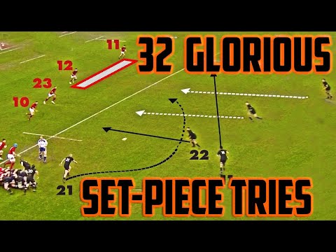32 Glorious Set piece RUGBY tries