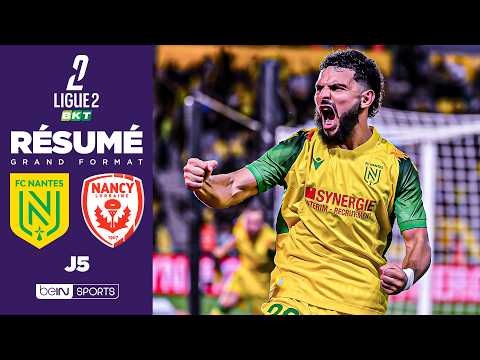 Résumé : PREMIÈRE VICTOIRE pour Nantes qui s'offre Nancy !