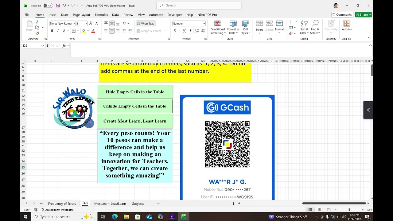 TOS Automation: Auto-Clean Duplicates, Track Missing Items, Frequency Error, MostLearn & Least Learn