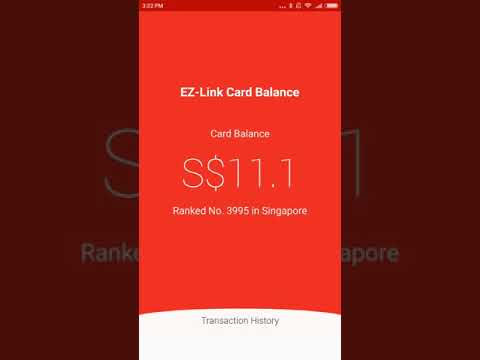 EZ-Reader: Check EZ-Link Balan Video