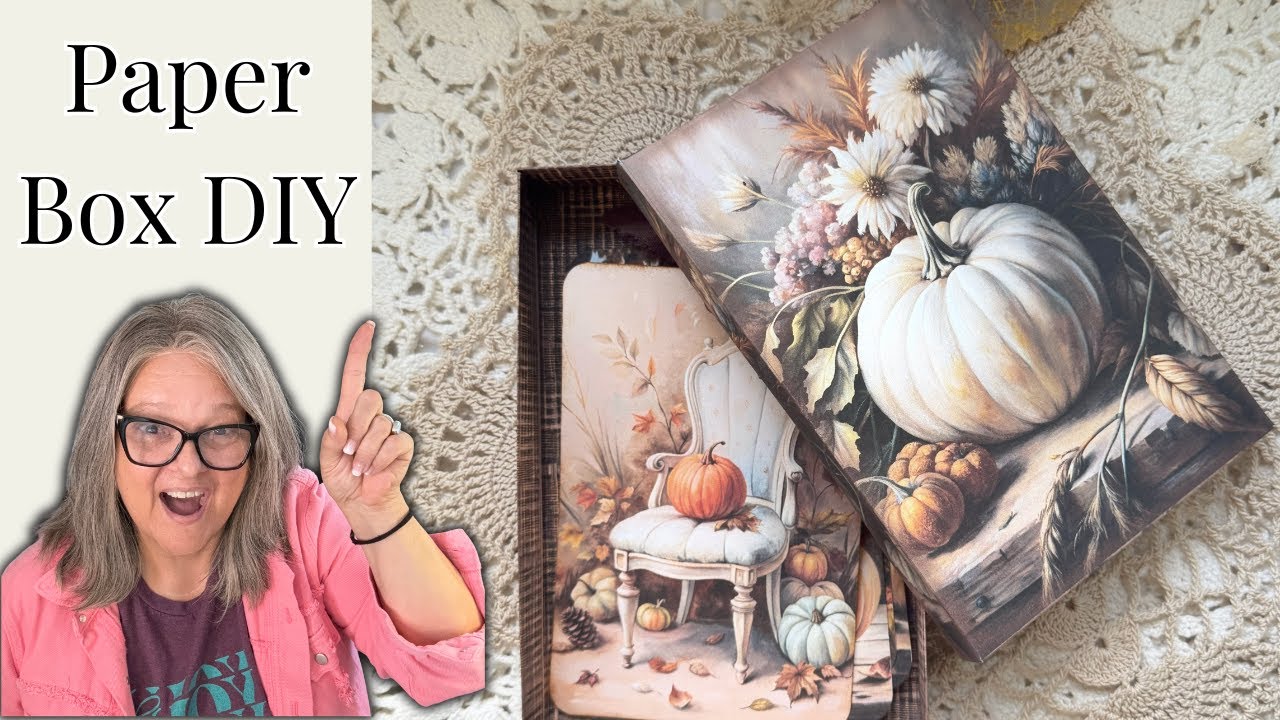 👉 DIY Fall Paper Craft 🍂 Autumn Harvest Printable Tutorial + Journal Card Ideas