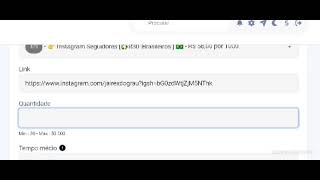 Eu vou Venda de seguidores Instagram