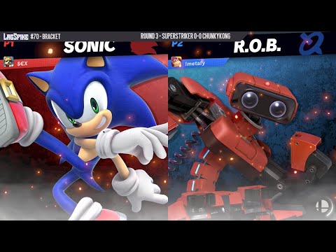 Lagspike 70 SuperStriker (Sonic) vs ChunkyKong (R.O.B./Donkey Kong)