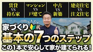 【家づくり完全攻略】基本の7つのステップ！新築戸建てのデメリットも徹底解説