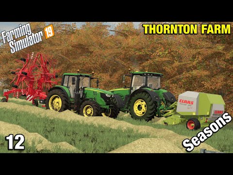 IT'S HAYMAKING TIME! Thornton Farm Timelapse - FS19 Ep 12