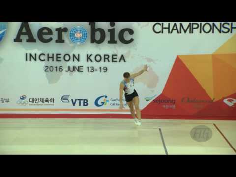 BALI Daniel (HUN) - 2016 Aerobic Worlds, Incheon (KOR) - Qualifications Individual Men