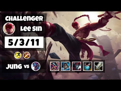 Lee Sin vs Trundle EU Challenger JUNGLE (5/3/11) - v11.16