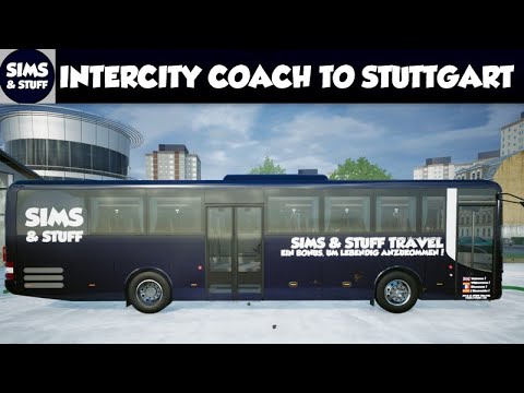 Fernbus Simulator - MAN Lions Intercity Coach - Nuremburg To Stuttgart